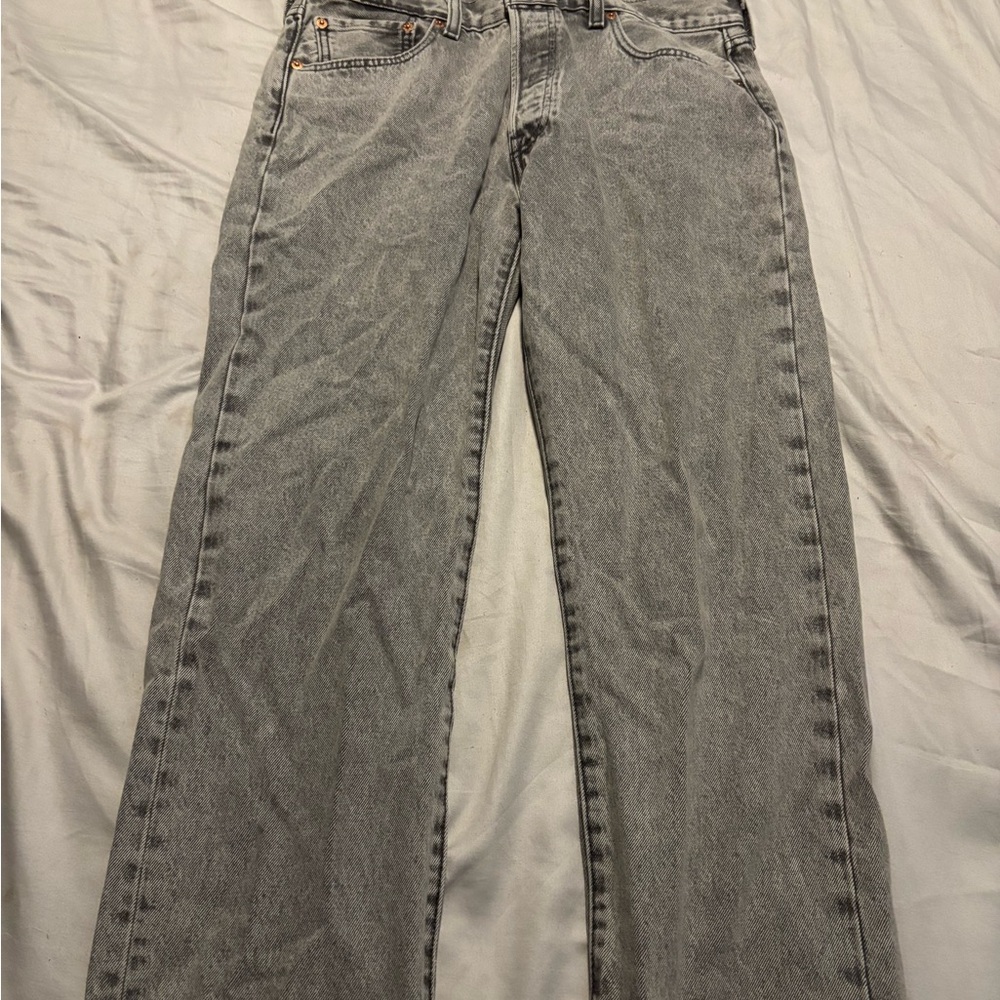 Levi's 501 Classic Gray Jeans